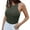 Army Green, variant on Bodysuits for Women Women's Sexy Sleeveless Solid Halter Neck Slim High Elastic Bodysuit Shapewear Bodysuit Bodysuits for Women Tummy Control