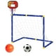 thumbnail image 4 of Aro de baloncesto con red de fútbol para niños y niñas, plegable, compacto y para exteriores. Rojo, 4 of 9