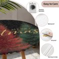 thumbnail image 3 of Red Green Christmas Tree Round Tablecloth for 36-44 Inch Tables,Fitted Table Cover with Elastic Edge,Xmas Buffalo Plaid Winter Snowflakes Waterproof Outdoor Table Cloth Protector for Patio Dinner, 3 of 9