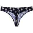 thumbnail image 3 of Femmes 6 Pack Strings Sans Couture Sous-Vêtements Soie Glacée Confortable GString Culotte, 3 of 7