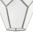 thumbnail image 4 of Progress Lighting Latham 1-Light Pendant, Brushed Nickel, White Art Glass, 4 of 13
