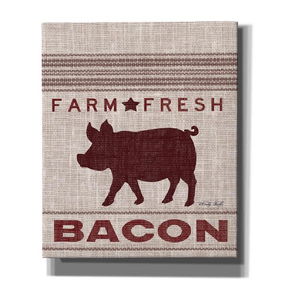 Epic Graffiti 'Grain Sack Bacon' by Cindy Jacobs, Canvas Wall Art, 20"x24"