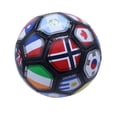 thumbnail image 4 of Icon Sports Size 3 Soccer Ball, National Teams World Clubs, Country Flags Soccer Ball - Black, 4 of 4