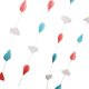 thumbnail image 2 of Guirnalda de papel cadena banderín guirnalda banderín cadena bandera guirnalda Colcomx Flor de extracción de papel de goteo de nube, 2 of 8