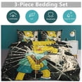 thumbnail image 5 of Simpsons Printing Bedding Sets Decorative 3 Pieces Bedding Set(1 Duvet Cover Set 2 Pillow Shams) 102"x90", 5 of 8