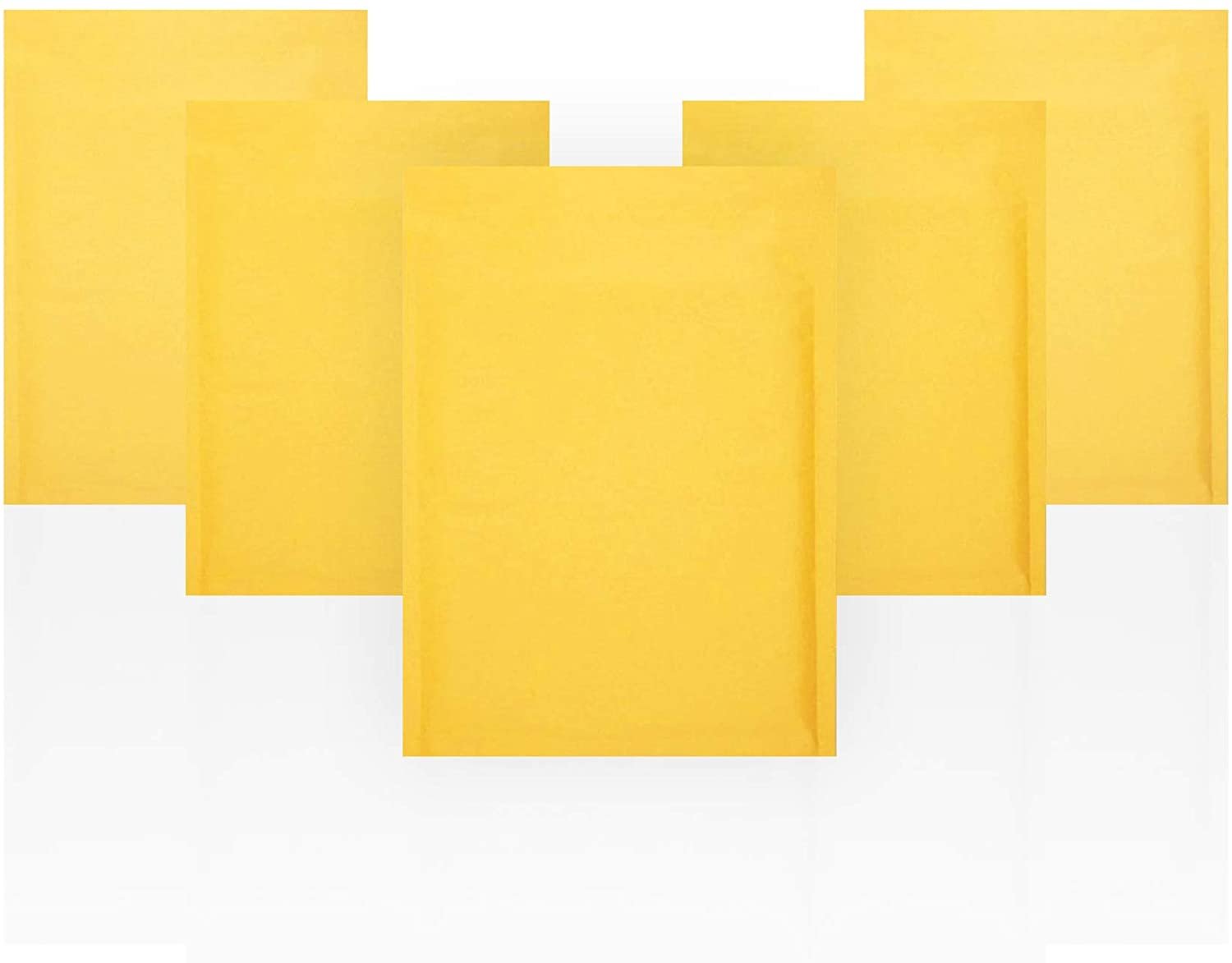 Pack of 20 Yellow Kraft Bubble Mailers 10.5 x 15 Paper Cushion Padded