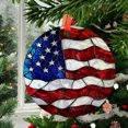 thumbnail image 2 of Ornament Window Hanging, Blue, White Red National Flag Pattern Sun Catchers Diamond Glass Panel Window Hangings Decor for Birthday Gifts for Women, Men, and Mom, Stained 2025,, 2 of 5