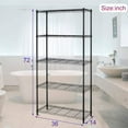 thumbnail image 5 of Dkelincs Heavy Duty 5 Tier Wire Shelving Unit NSF Metal Shelf Multifunctional Storage Racks 1250 lbs Weight Capacity for Kitchen, Garage, 5 of 7