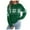 Green, variant on vigerkar Women's Ugly Christmas Sweater Cedar Snowflake Pattern Knitted Sweaters Long Sleeve Winter Pullover Tops (Red, XL)