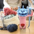 thumbnail image 3 of Djiypn Rope Braider Set, Knitting Spool Knitter Double Head Knitting Rope Maker Needle Knit DIY Craft Wool Knitting Needle Tools Portable Weaving Device for Yarn Crafts, 3 of 9
