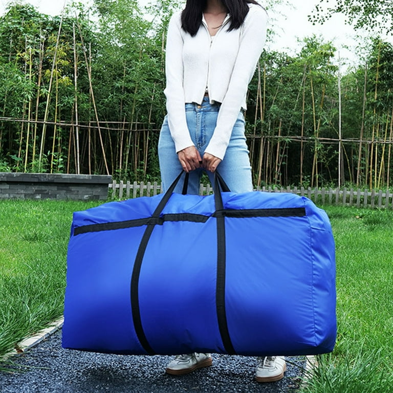 FELTREE Large Clothing Storage Bags 100L Clothes Storage Bag Foldable Clothing Storage Bags with Zippers Clothes Bags for Storage Christmas Tree
