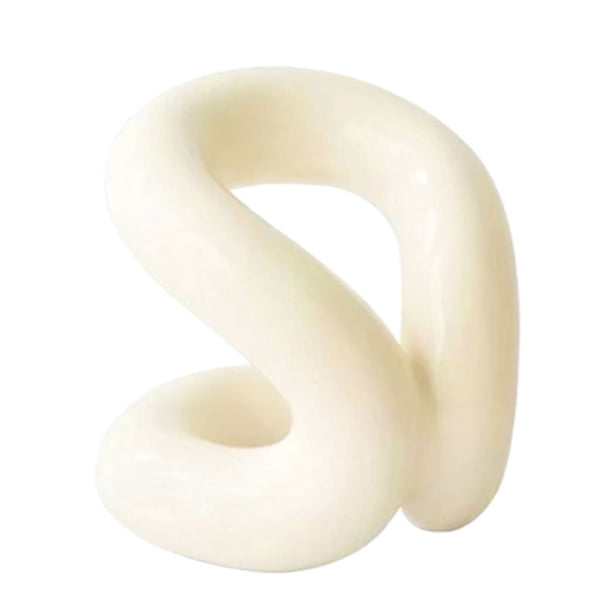Porta bolígrafos de cerámica, diseño minimalista, soporte para cepillos de dientes con nudo de cuerda, soporte para cepillos de dientes para tocador de baño y decoración de encimeras-B