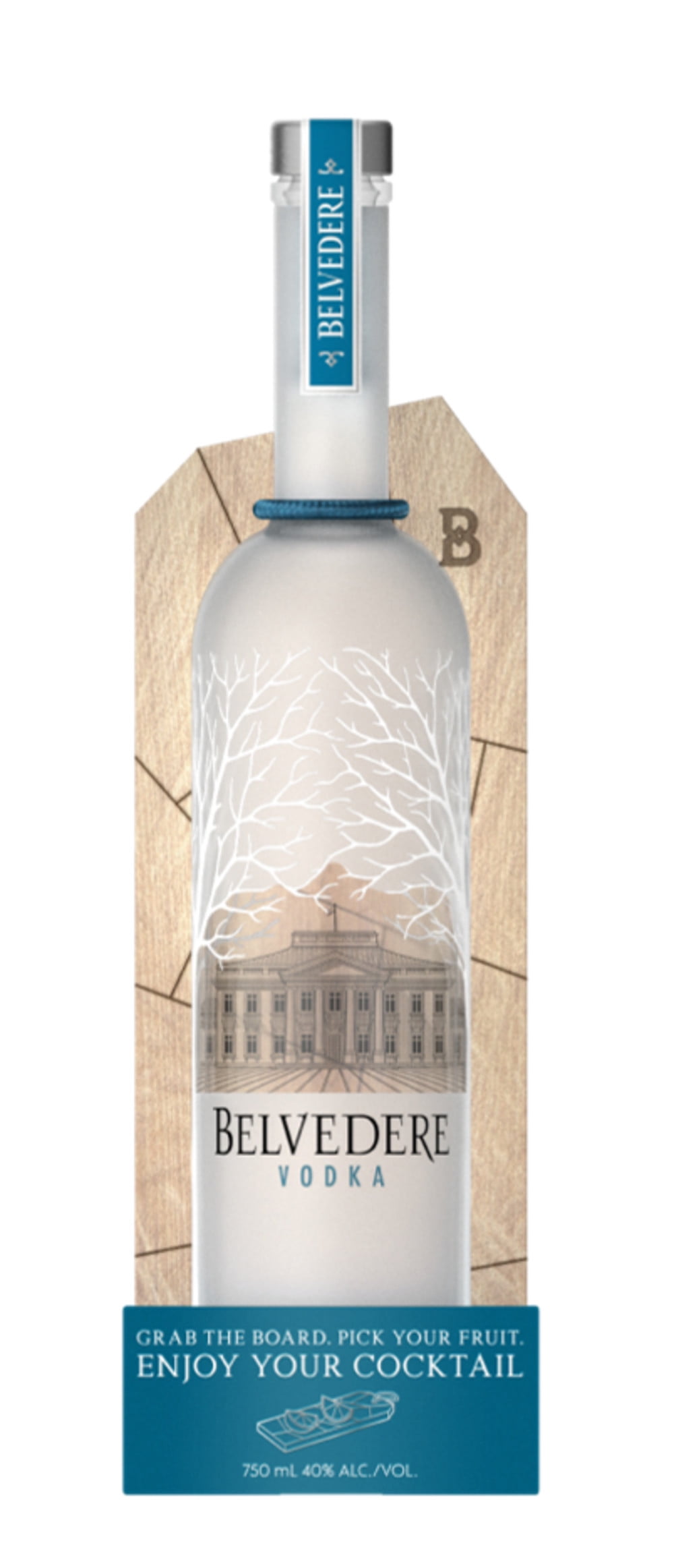 Belvedere Vodka, 750 ml Bottle, ABV 40.0%