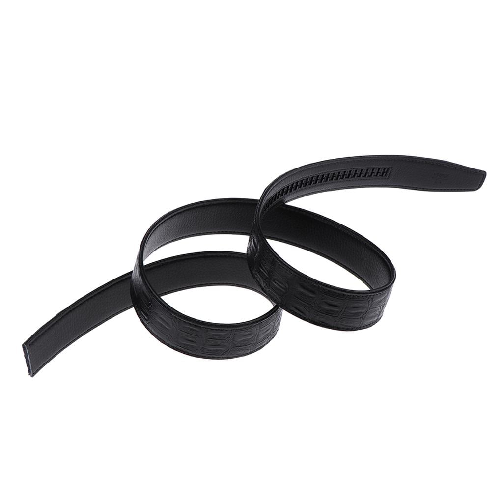 Fashion PU Leather Waistline Replacement Ratchet Belt for Men Ratchet