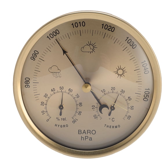Dial Type Weather Forecast Station, Barometer Hygrometer High Strength for Office