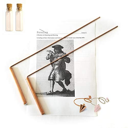 FM&OT Dowsing Rod Copper Solid Material 99 Ghost Hunting Divining Water Etc US for sale online 