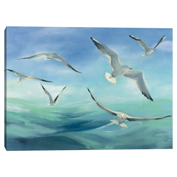 Sea Flight by Julia Purinton Canvas Art Print