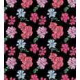 thumbnail image 3 of Floral Duvet Cover Set, Hand Drawn Romantic Botanic Colorful Succulent Cacti Flowers Branches Foliage, Decorative 2 Piece Bedding Set with 1 Pillow Shams, Twin Size, Black Multicolor, by Ambesonne, 3 of 3