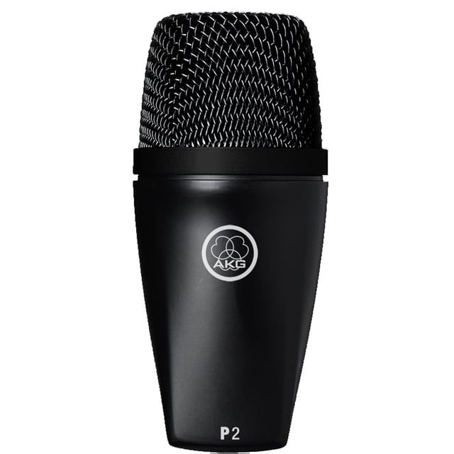 Micrófono AKG P2 dinámico para bajos de alto rendimiento, negro