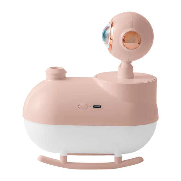 Humidificador de aire de escritorio, portátil y moderno, ideal para el hogar y la habitación. rosa