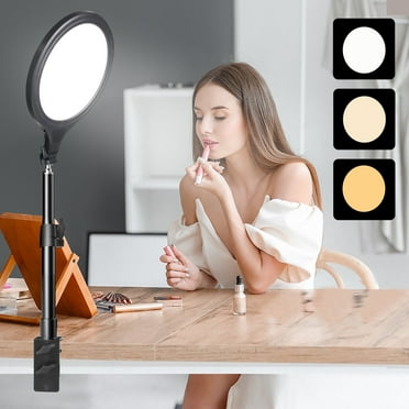 UEGOGO 10.2" Full-Screen Selfie Ring Light for Desk with Phone Holder, Adjustable Laptop Light for Video Recording, Zoom Lighting for Computer, Zoom Calls, Live Streaming, Podcast
