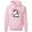Light Pink, variant on Unicorn Pew Animal Lover Graphic Hoodie Sweatshirt