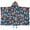 Pioneer Flower Floral-1, variant on Pioneer Flower Floral Print Pattern Hooded Bath Towel,50"x30" for Ages 3 To 12 Kids, Quick Dry Lightweight Soft Microfiber Hood Beach Towel Cover Up for Kids