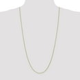 thumbnail image 4 of 10K Yellow Gold Cable Chain Styles Necklace 1 mm Round Open Link 30 inch, 4 of 4