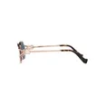 thumbnail image 3 of Miu Miu SMU 52YS Rose Gold/Dark Blue (ZVF-1V1) Sunglasses, 3 of 8