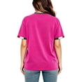thumbnail image 5 of 2026 New Mexico Soccer Jersey Women, Mexican Jersey Soccer T-Shirt, Soccer Jersey 2D Graphic Crew Neck Short Sleeve Football Tee, Casual Daily Sport Top for Adult, 5 of 6