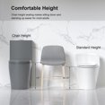 thumbnail image 6 of Alvantor One-Piece Toilet, 1.1/1.6 GPF Powerful Dual Flush Elongated Toilet, Soft Closing Seat Gray, 6 of 10