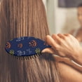 thumbnail image 3 of Halloween Doodle Icons Pattern Hair Brush,Girls Detangling Hair Brush,Glide Through Tangles with Ease for Wet & Dry Hair,8.8"X2.8", 3 of 7
