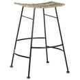 thumbnail image 3 of SAFAVIEH Atara Rattan Seat Counter Stool Grey, Grey, 3 of 5