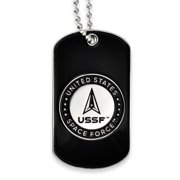 PinMart's Officially Licensed Engravable U.S. Space Force Dog Tag