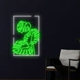 thumbnail image 2 of Handmadetneonsign Monstera Leaves Neon Sign, Monstera Leaves Led Neon Art Decor, Home Wall Decor, 2 of 5