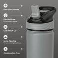 thumbnail image 4 of TAL Stainless Steel Ranger Water Bottle with Easy Sip Straw 26 oz, Gray, 4 of 9