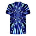 thumbnail image 5 of IROINNID Men's Printed Short Sleeve Easy Care Round Neck Slim Fit T-shirt, 5 of 5