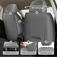 thumbnail image 3 of HQBQBUG Full Set for Honda CR-V 2007-2025 Car Seat Covers,Waterproof Durable Premium Leather Car Seat Protector,Comfortable Anti-Slip Stylish Sport Seat Cover(Black Grey,5 Seats), 3 of 10