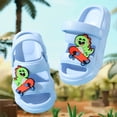thumbnail image 4 of Toddler Boys Girls Sandals - Kids Water Sandals Slides, Lightweight EVA Quick Dry Waterproof Beach Pool Summer Shoes With Dinosaur Pattern, 4 of 8