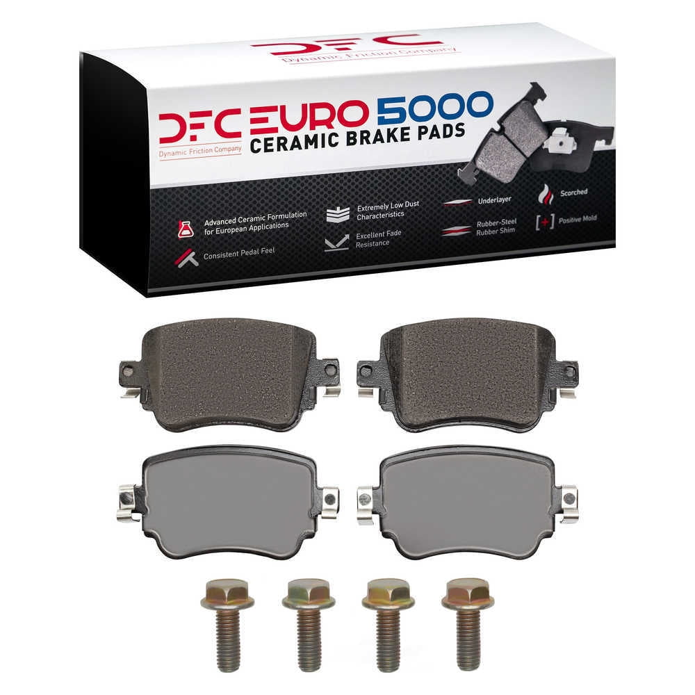 Dynamic Friction Company 1600-1779-01 DFC EURO 5000 Ceramic Brake Pads and Hardware Kit