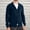 Navy, variant on Styesk Cardigan Sweater for Men Open Front Button Knit Sweater Solid Color Loose Fit Long Sleeve Sweater Casual Soft Cotton Chunky Cardigan