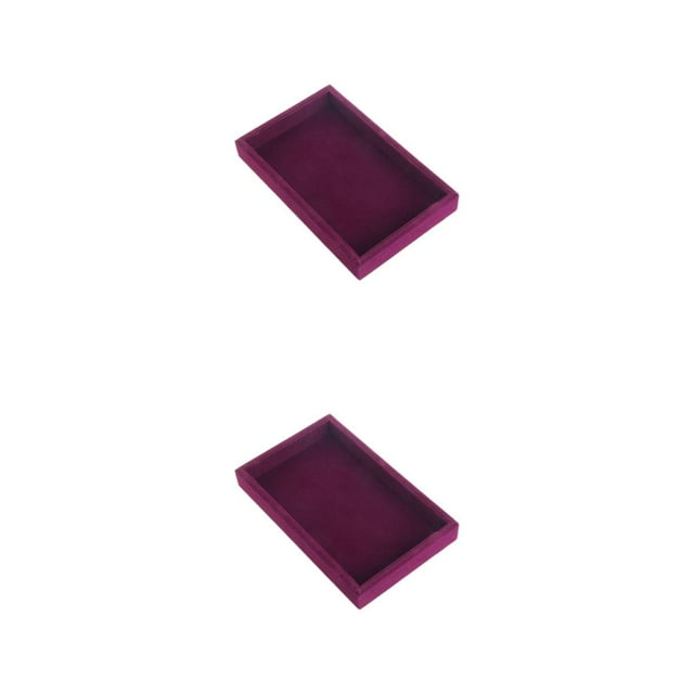 Youkk Jewelry Boxs With Large Capacity Organize And Store Jewelry Collection In One Place Compact purple 2Set