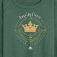 thumbnail image 3 of Disney Princess - Royally Fierce - Women's Lightweight French Terry Long Sleeve Shirt, 3 of 5