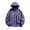 Purple, variant on ohmzyzo Men's Windbreaker Jackets Plus Size Waterproof Outdoor Hiking Jackets Lightweight Full Zip Hooded Coats Tops with Pockets Army Green L