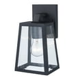 thumbnail image 3 of Trans Globe Lighting 50210 Obsidian 1 Light 10" Tall Outdoor Wall Sconce - Black, 3 of 6