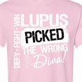 thumbnail image 4 of Inktastic Lupus Picked the Wrong Diva T-Shirt, 4 of 5