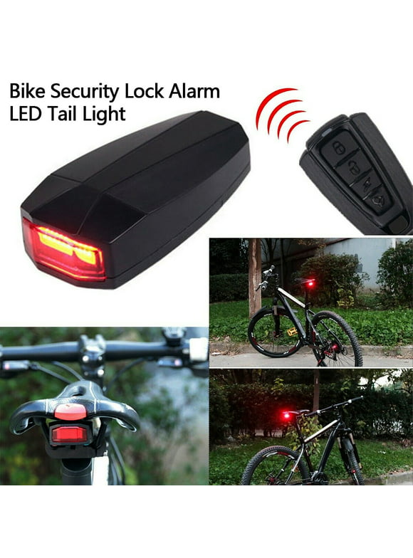 ODOMY Smart Bike Tail Light, Intelligent Anti-Theft Bicycle Alarm Wireless Remote Control and Electric Bell, Rechargeable Water Resistant