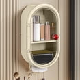 thumbnail image 1 of Multifunctional Wall Mounted Storage Rack With Magnetic Door Punch Free Wall Mounted Partition Storage Box, 1 of 6
