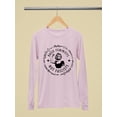 thumbnail image 3 of Raise Feminists Not Fascists Long Sleeve Women's, 3 of 4