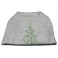 thumbnail image 1 of Christmas Tree Rhinestone Shirt Grey Xs (8), 1 of 1